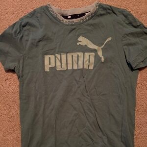 Puma green xs shirt